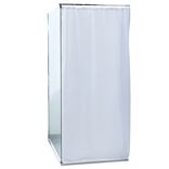 Rideau de douche uni bleu 180x200cm