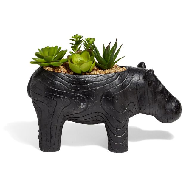 Plante artificielle avec cache pot