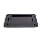 Lot de 3 plaques à four métal noir 38/43/48x29cm