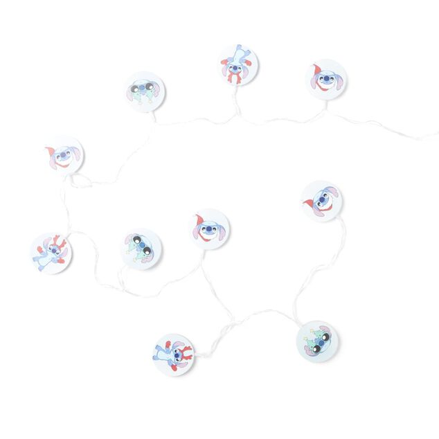 Guirlande Disney Stitch 10LED blanc froid 1,35m