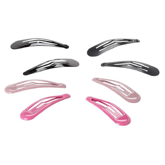 Barrette clic clac enfant métal uni x8