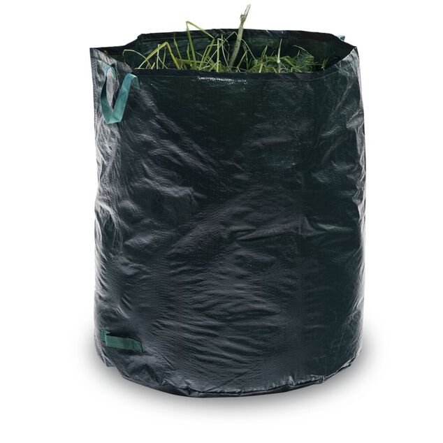 Sac de jardin 270L plastique vert &Oslash;67xH76 cm