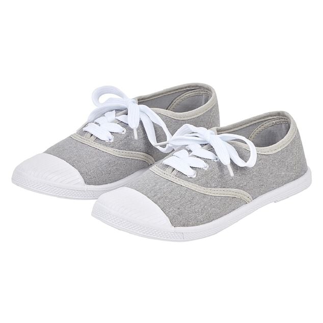Chaussures en toile de coton gris t 36