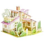 Mini Puzzle 3D en carton forme maison 14x21cm