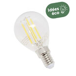 Ampoule LED &agrave; 4 filaments blanc chaud E27 4W x4