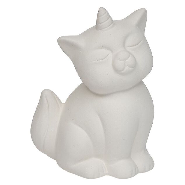 Tirelire chat licorne personnalisable