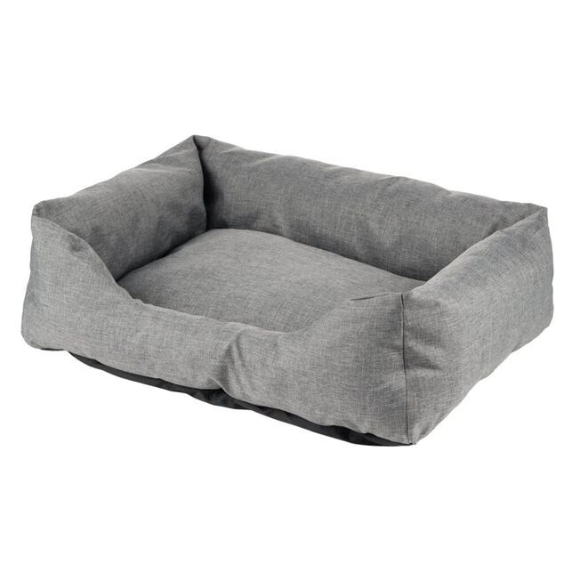 Couchage pour animal taille S L60X45XH18 cm gris