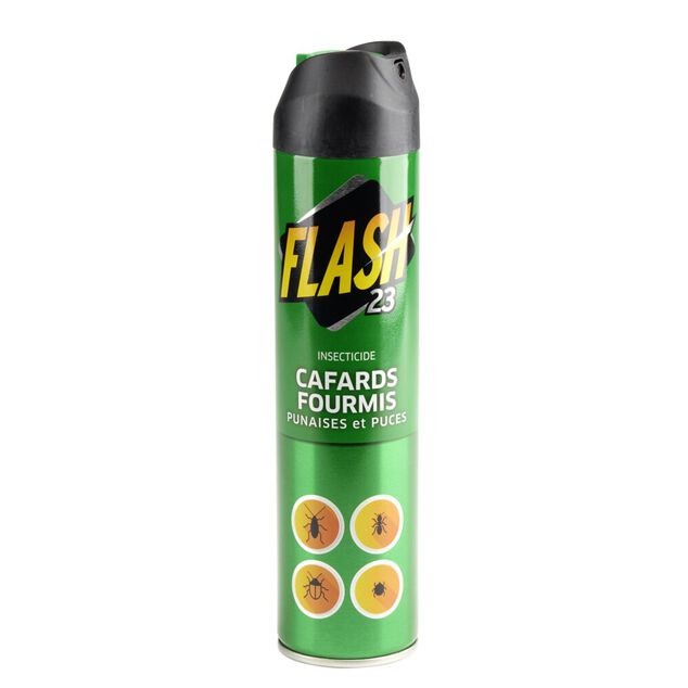 A&eacute;rosol anti rampants Flash23 cafards fourmis punaises puces 300ml