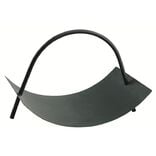 Porte bûche avec anse métal noir