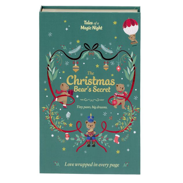 Bo&icirc;te livre d&eacute;corative de No&euml;l H24cm (2 mod&egrave;les)