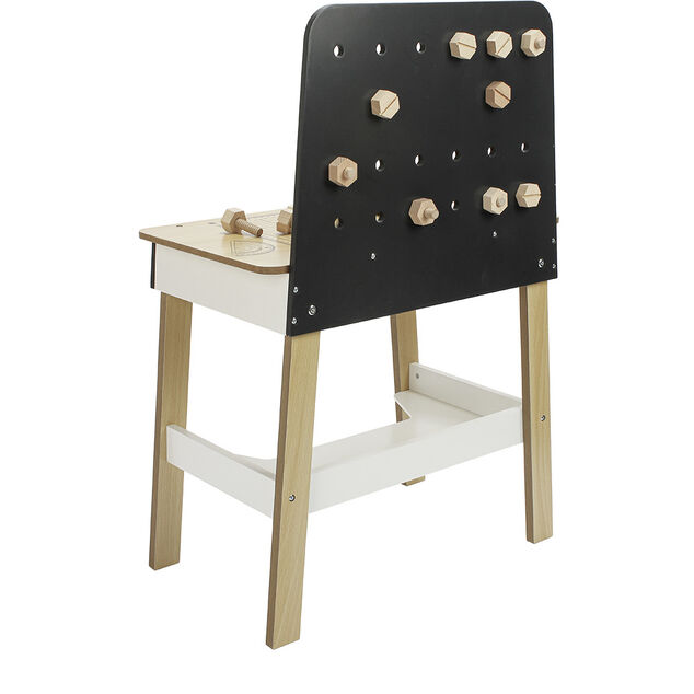 Jeu &eacute;tabli de bricolage avec outils en bois