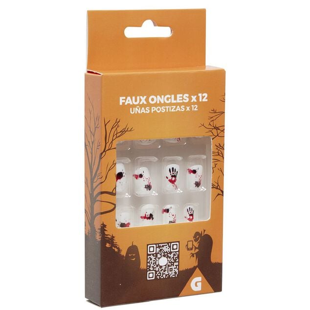 Faux ongles en plastique x12
