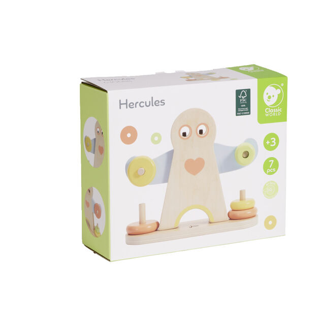 Jeu anneau en bois 21x7,5xH17,7cm