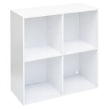 Structure Box Cube 4 cases 70x30x70cm bois blanc