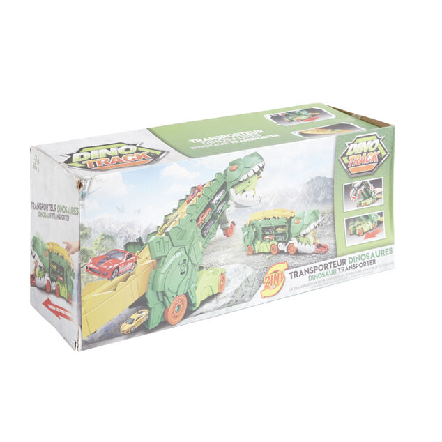 Camion transporteur dinosaure 6en1