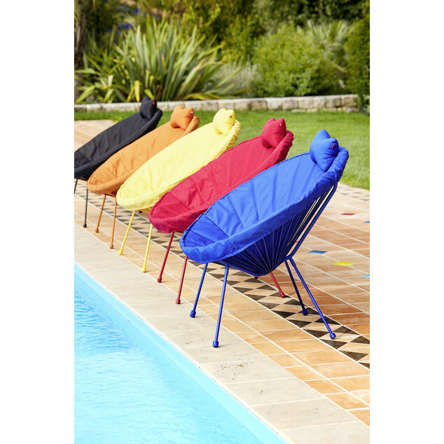 Housse ronde pour fauteuil Urban bleue &Oslash;85cm