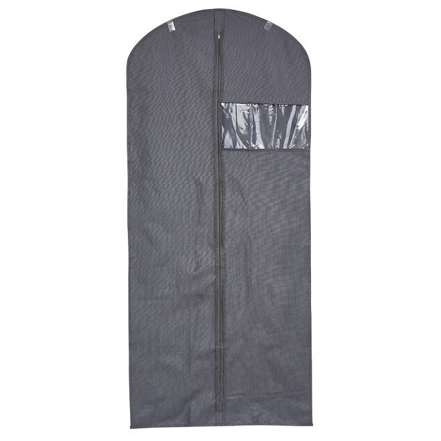 Housse pour v&ecirc;tement 60x135 cm gris