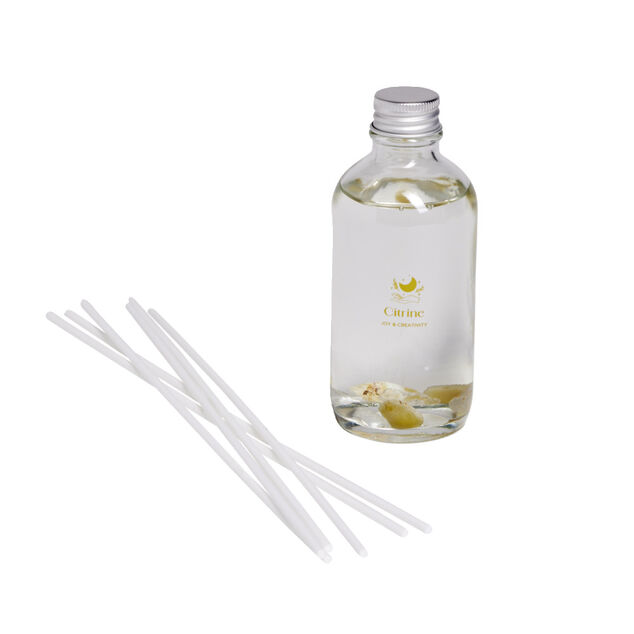 Diffuseur senteur avec pierres semi pr&eacute;cieuses et 6 b&acirc;tonnets - 4 mod&egrave;les