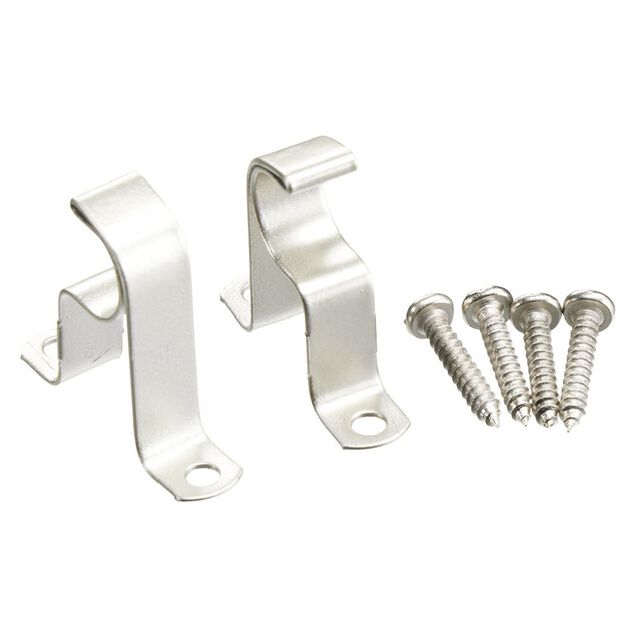 Tringle Bistrot gris chromé L50-80cm