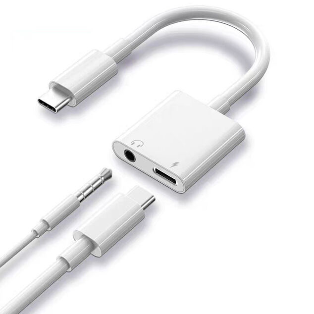 Adaptateur USB-C et jack 2 en 1