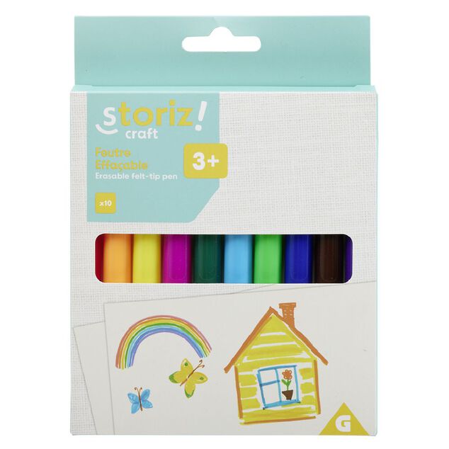 Feutre effaçable x10