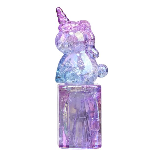 Taille crayon kawaii funny licorne violet et bleu H5,5cm
