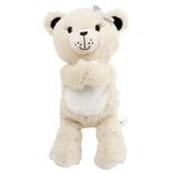 Peluche ours polyester 22,5x17,5x7,5cm