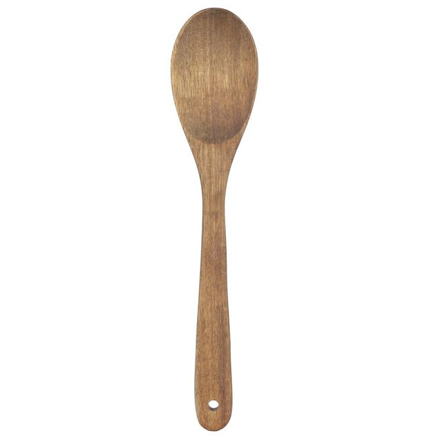 Ustensile de cuisine x4 en bois acacia avec pot