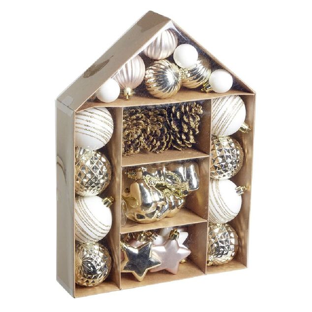 Coffret décoration à suspendre sapin x32