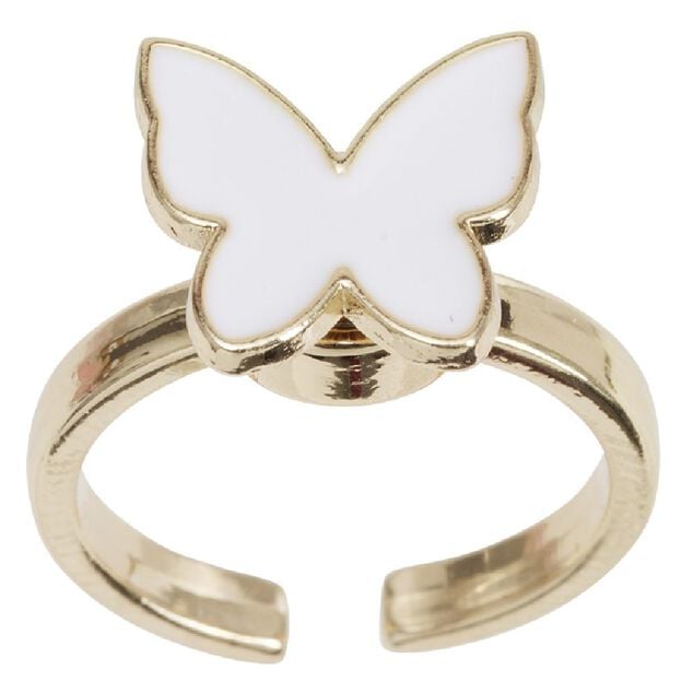 Bague spinner multicolore