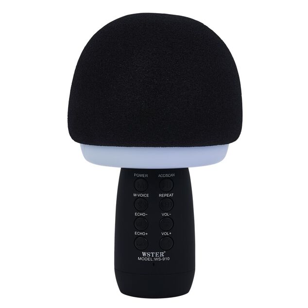 Micro karaoké et veilleuse bluetooth XL forme champignon