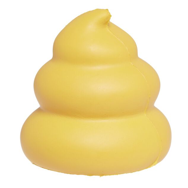 Balle anti-stress forme crotte &Oslash;6,5xH7cm (plusiers mod&egrave;les)