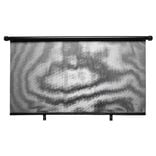 Rideau pare soleil enrouleur arri&egrave;re noir