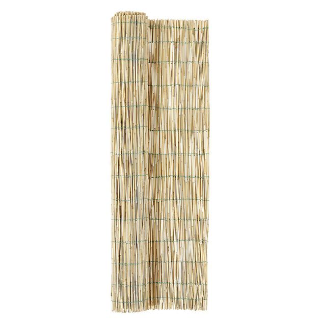 Canisse roseau pel&eacute; naturel brise-vue rouleau 120x500cm