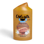 Gel douche Ushua&iuml;a Polyn&eacute;sie exfoliant bronzage mono&iuml; et roucou 250ml