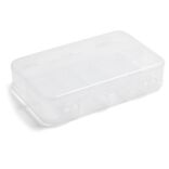 Boîte de rangement à compartiments pour loisirs créatifs 21,5x13xH5cm