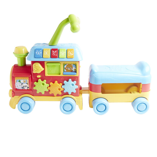 Porteur train &eacute;ducatif L71xH46cm