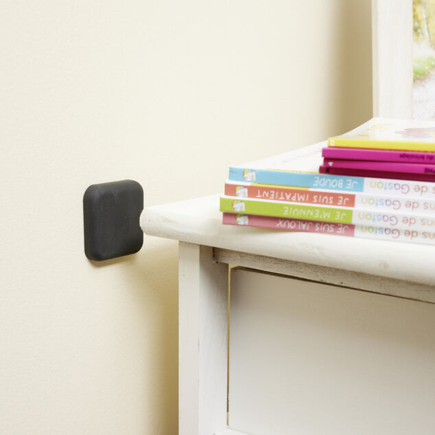 Tampon antichoc adhésif x2 en silicone 4,5x4,5cm