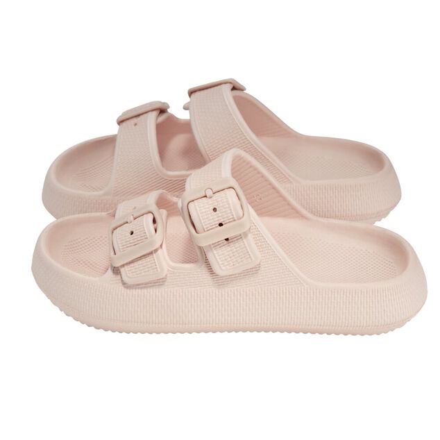 Sandales enfant 2 brides plastique rose 32/33