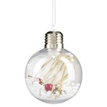 Boule lumineuse de Noël Ø8cm