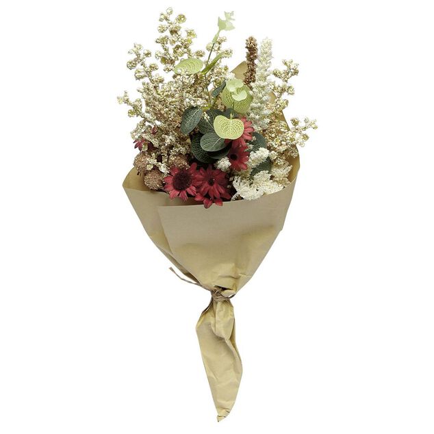 Bouquet artificiel fleurs séchées H.40 cm
