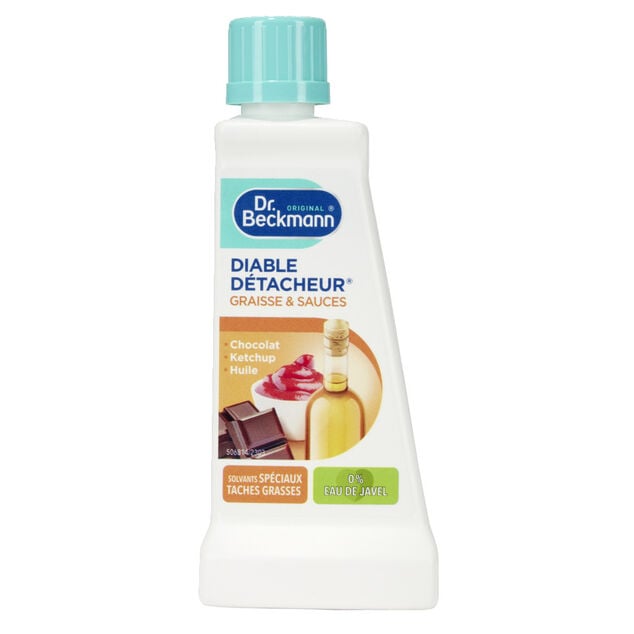D&eacute;tachant Dr Beckmann diable d&eacute;tacheur graisse et huile 0% de javel 50ml