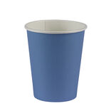 Gobelet jetable en carton bleu x12