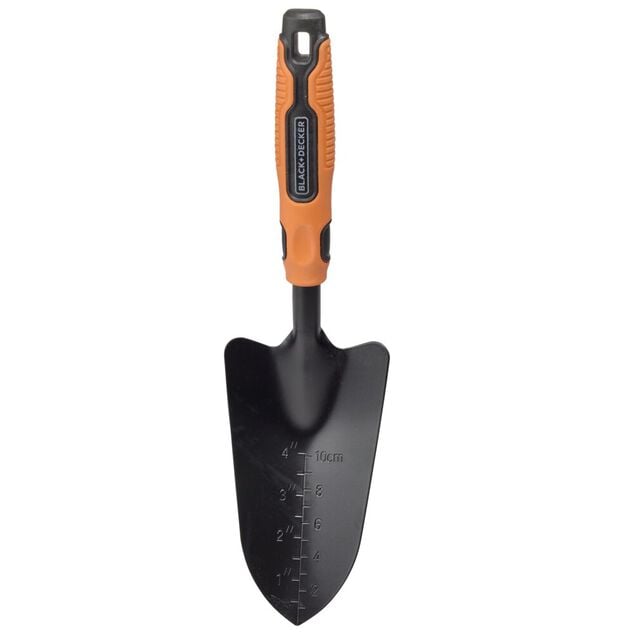 Transplantoir m&eacute;tal et plastique noir et rouge Black&Decker 35,5x9,5xH5cm