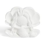 Lot de 3 figurines &agrave; peindre th&egrave;me sir&egrave;ne - peinture et pinceau inclus