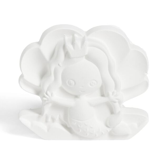 Lot de 3 figurines &agrave; peindre th&egrave;me sir&egrave;ne - peinture et pinceau inclus