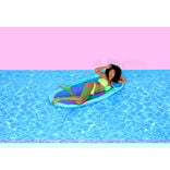 Matelas gonflable hamac flottant ovale bleu