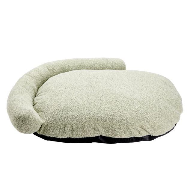 Couchage animal XL tissu doux avec repose t&ecirc;te et anti d&eacute;rapant 70x90cm