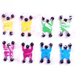 Bonhomme acrobate collant sur vitre x8