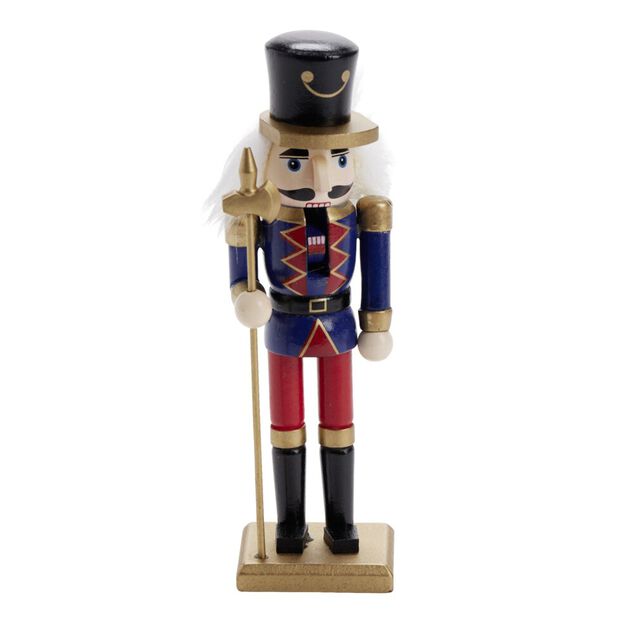 Figurine Casse-Noisette No&euml;l en bois &agrave; poser 6x5xH18cm (3 mod&egrave;les)